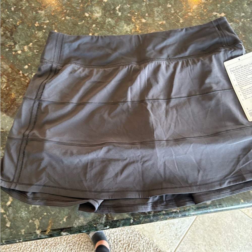 Lululemon Black Pace Rival MR Skirt